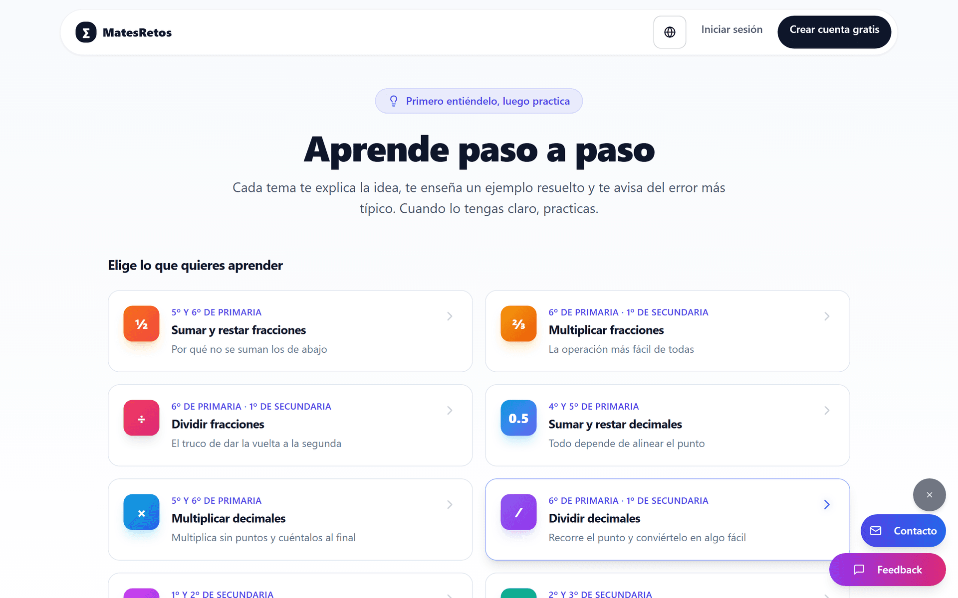 Aprende paso a paso